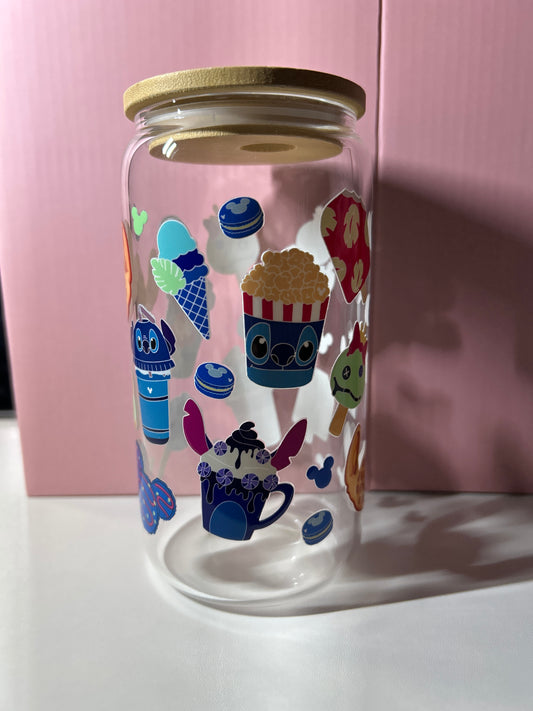 Blue alien snacks